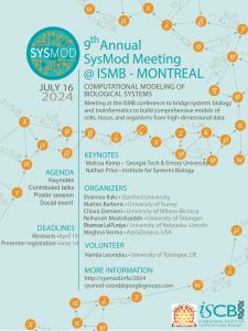 9th Annual SysMod at ISMB/ECCB 2024 – Montreal, Quebec, Canada